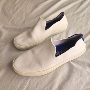 EUC 🤍 Rothy's The Original Slip On Sneaker sz 7 bright white